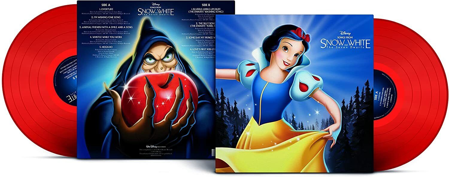 O.S.T. - Snow White & 7 Dwarfs (85Th Ann.) (2022)  LP red Vinyl pre-order