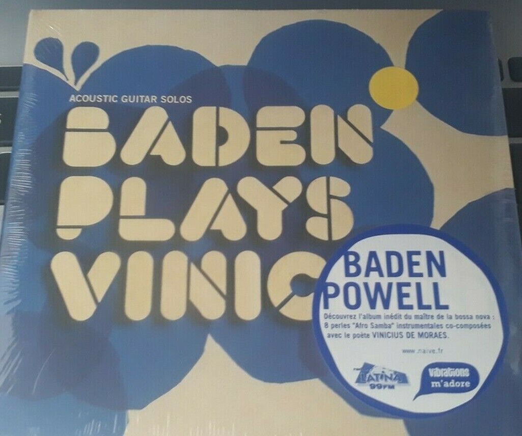 BADEN POWELL-PLAYS VINICIUS ACOUSTIC SOLOS GUITAR*CD BRAND NEW SEALED SIGILLATO