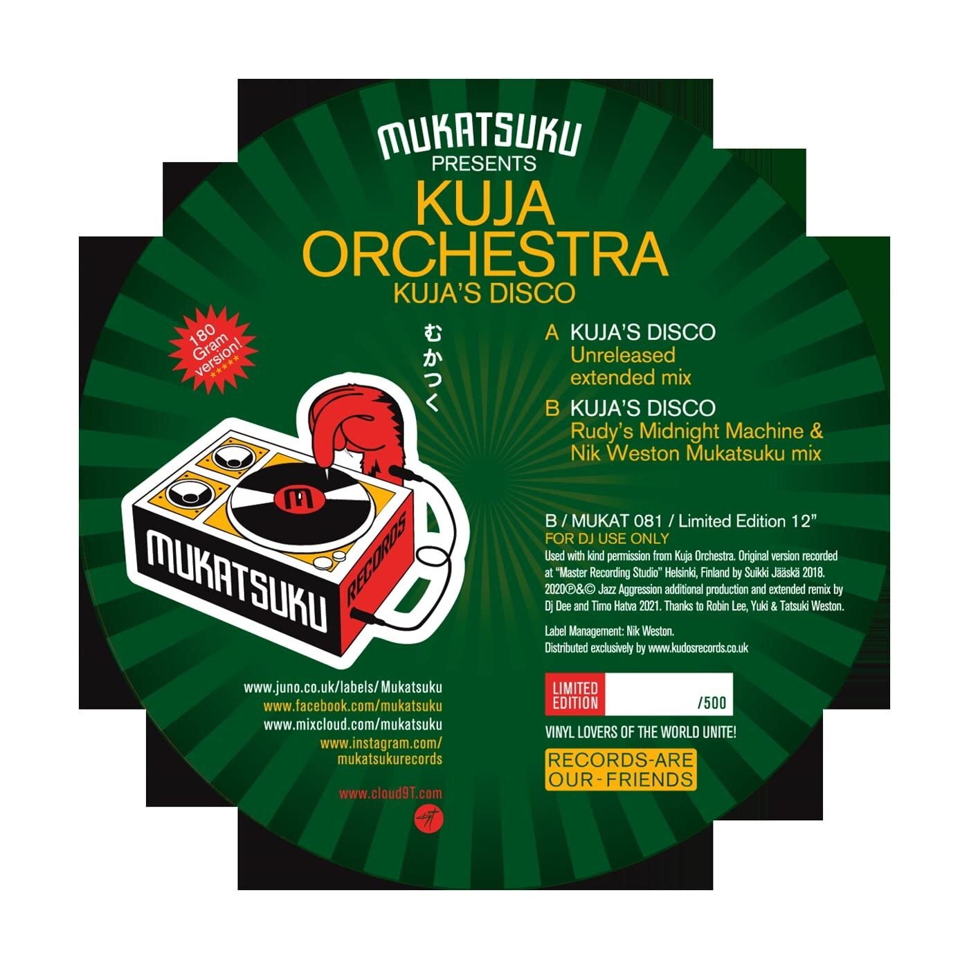 Kuja Orchestra - Mukatsuku Presents Kuja Orchestra - Vinile
