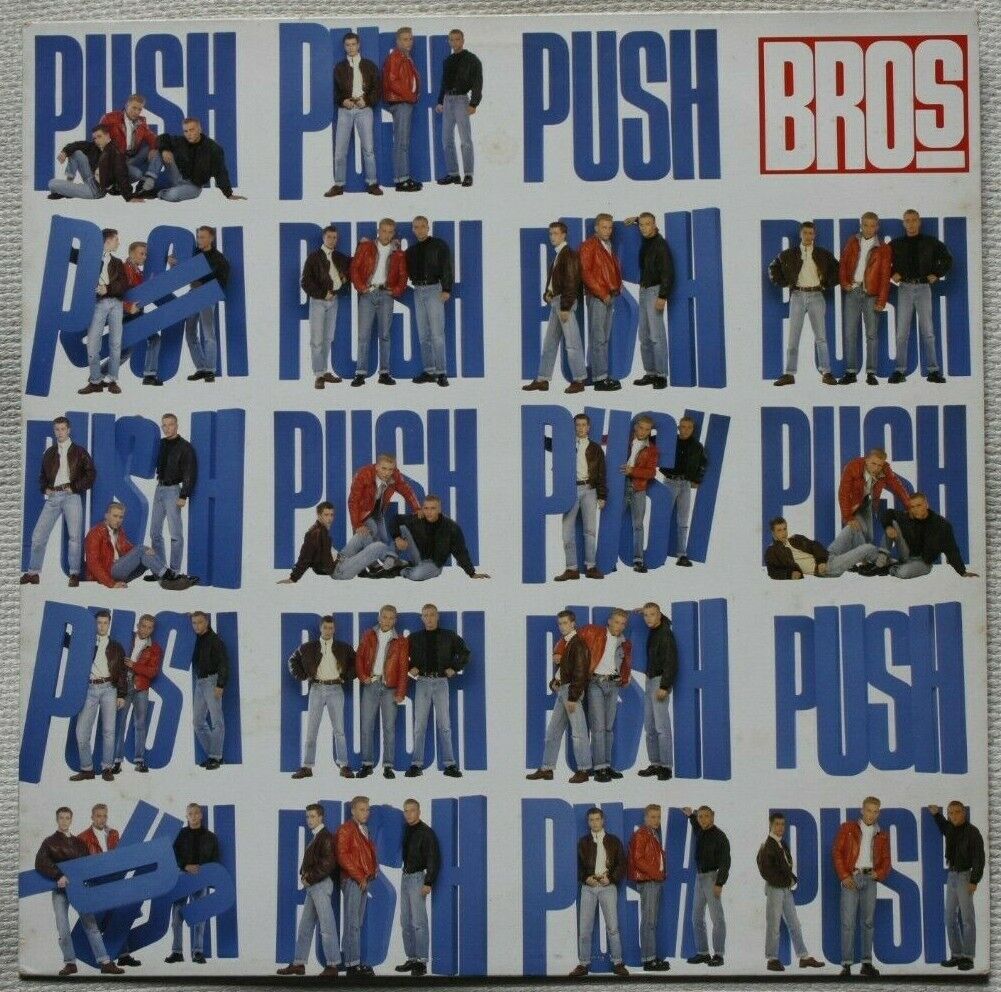 BROS - Push - LP VINYL 1988 Usato Vg+ Cover Vg+ Condition
