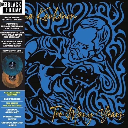 TOO MANY YEARS - 2LP - COLORED VINYL  (BF 22)