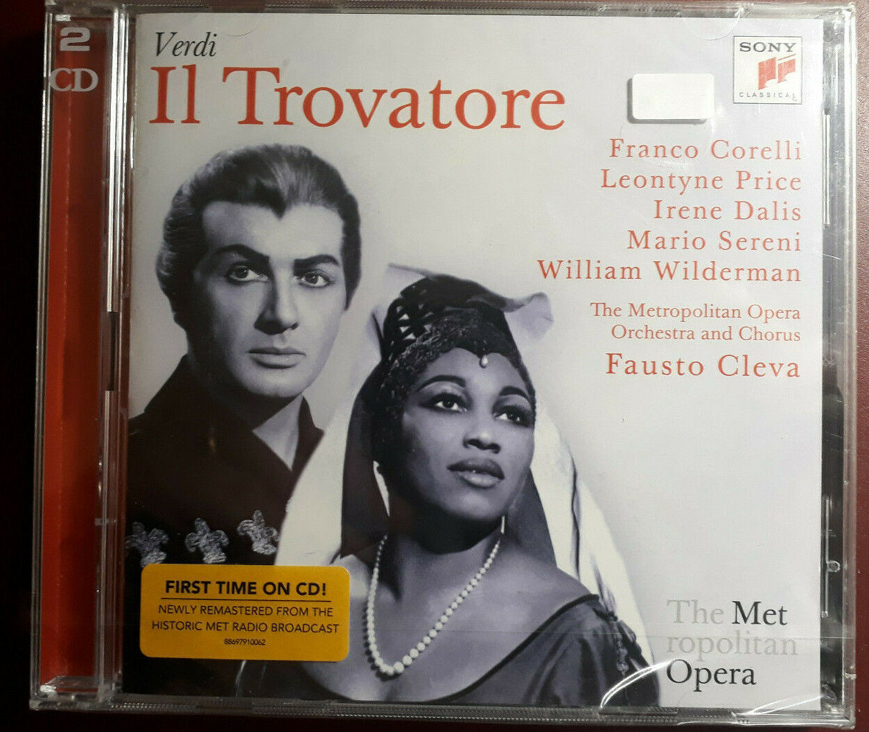 VERDI-TROVATORE CORELLI  PRICE CLEVA SERENI MET*2 CD BRAND NEW SEALED SIGILLATO