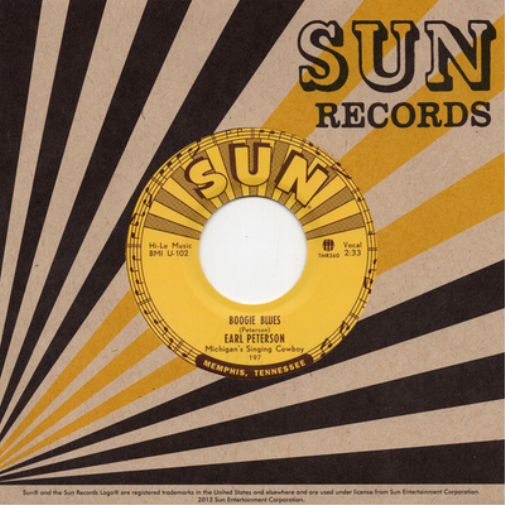 Earl Peterson Boogie Blues/In the Dark (Vinyl LP) 7" Single