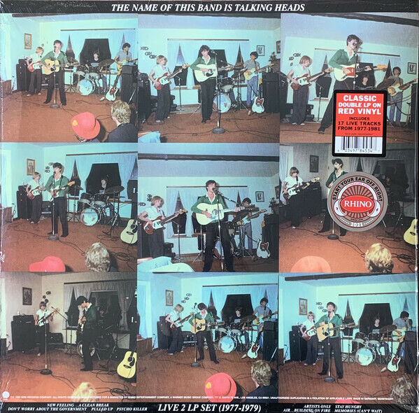 Talking Heads The Name Of This Band Is Talking Heads Doppio Vinile Lp Colorato