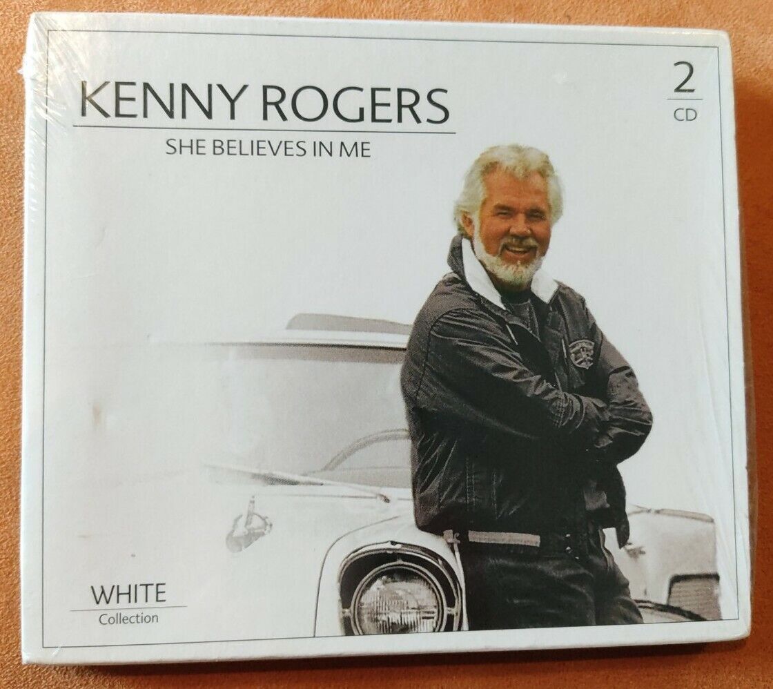 CD KENNY ROGERS SHE BELIEVES IN ME 2 CD 30 BRANI NUOVO SIGILLATO RARO
