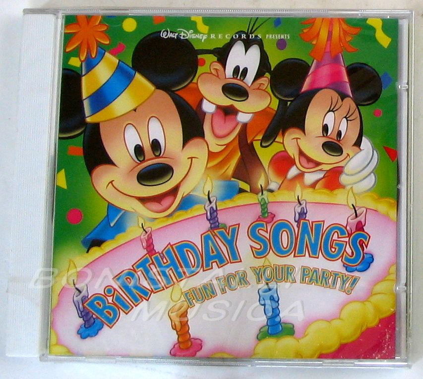 DISNEY BIRTHDAY SONGS FUN FOR YOUR PARTY! -  CD Sigillato
