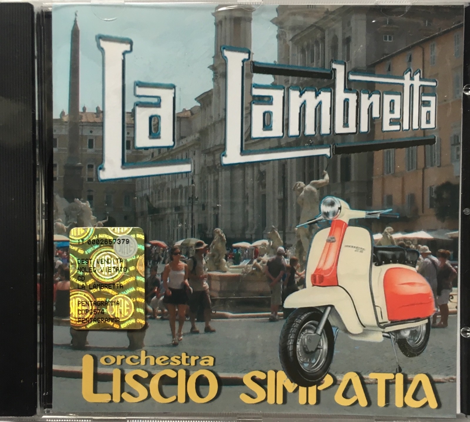ORCHESTRA LISCIO SIMPATIA - LA LAMBRETTA CD NUOVO