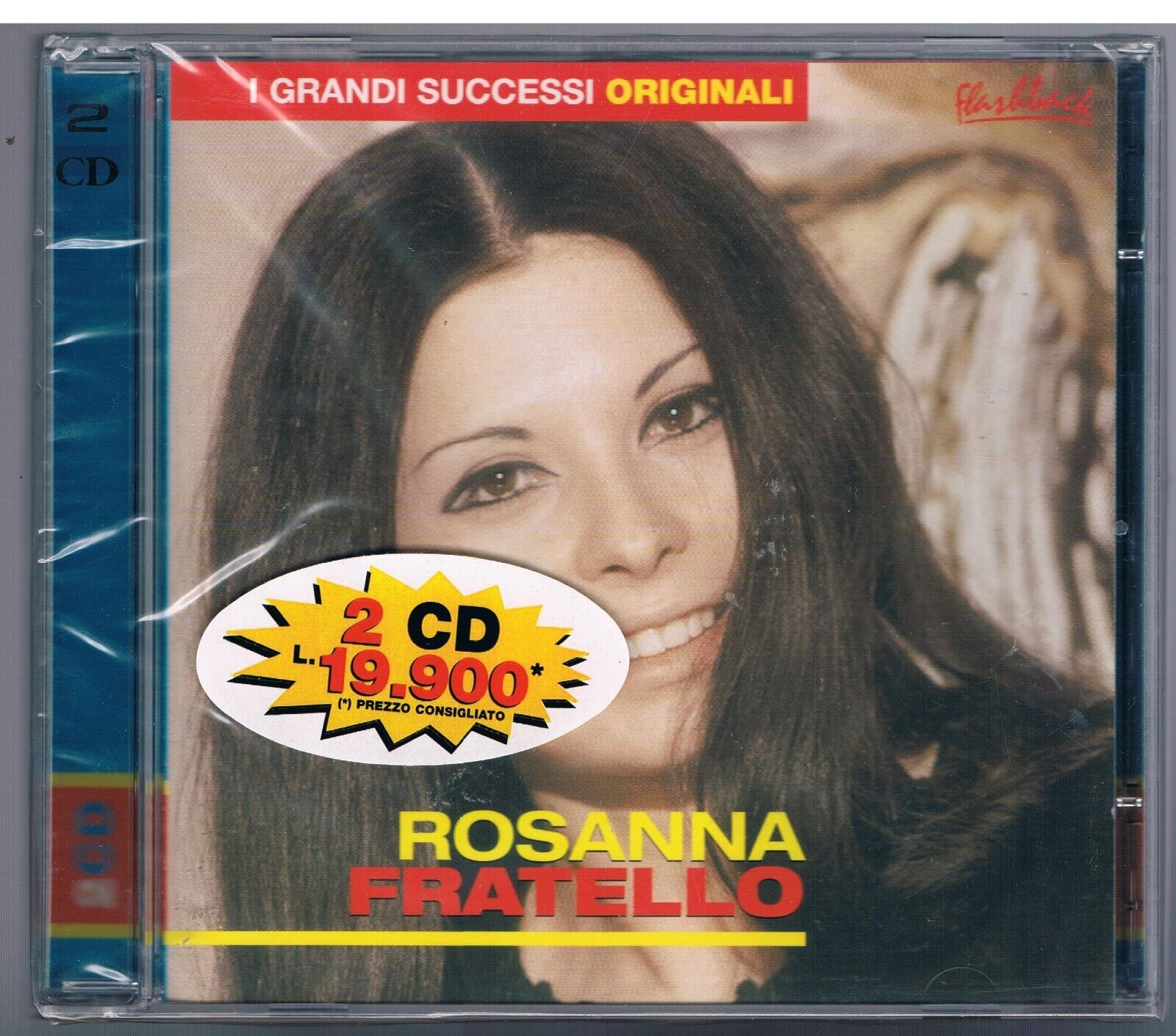 FLASHBACK ROSANNA FRATELLO I GRANDI SUCCESSI ORIGINALI 2 CD  F.C.  SIGILLATO!!!