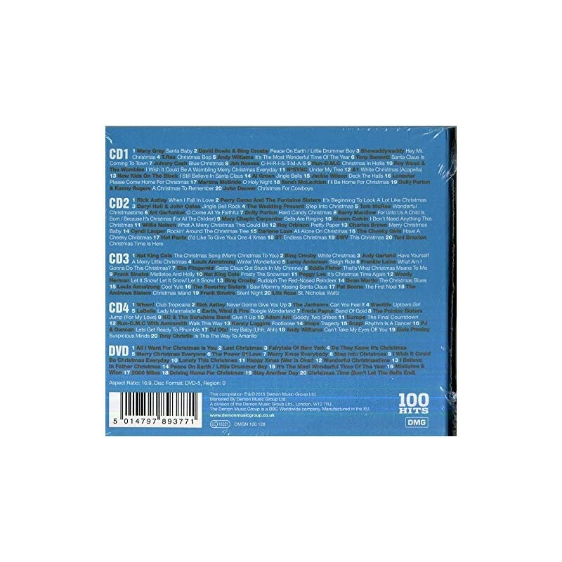 CD 100 HITS CHRISTMAS 5CD  5014797893771