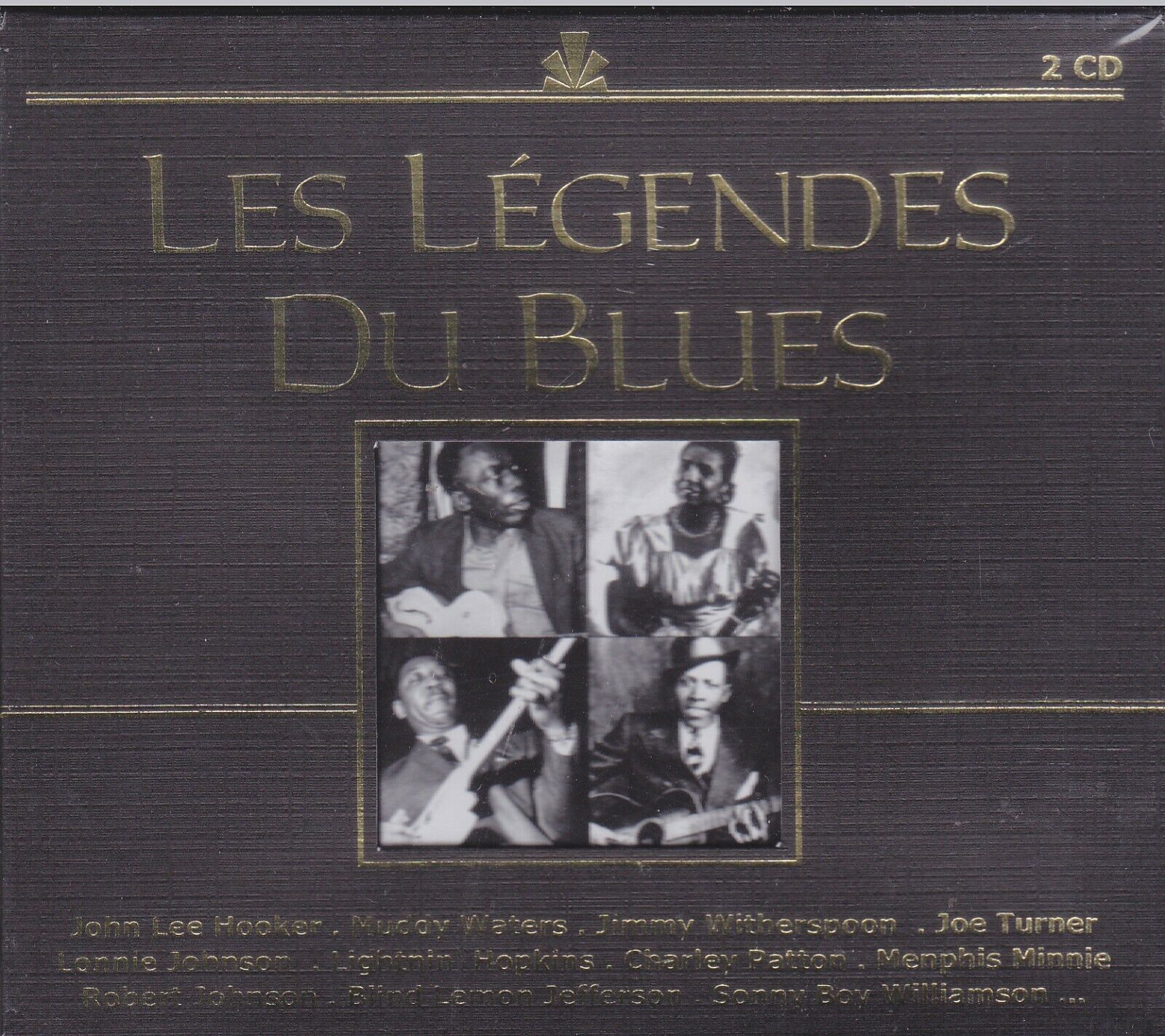 2 CD Box Set LES LEGENDES DU BLUES - LE LEGGENDE DEL BLUES Hooker Turner nuovo