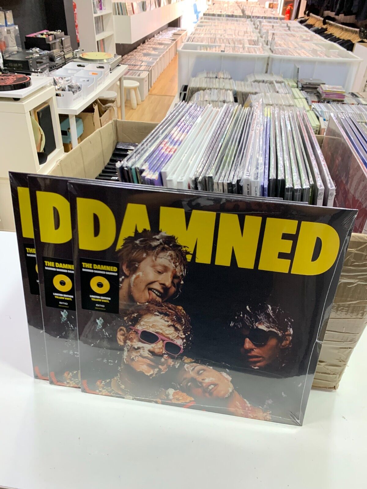 The Damned LP Damned " Limited Edition Yellow Vinyl Sealed