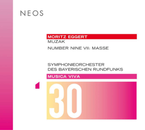 Moritz Eggert Moritz Eggert: Muzak/Number Nine VII - Masse: Musica Viva - V (CD)