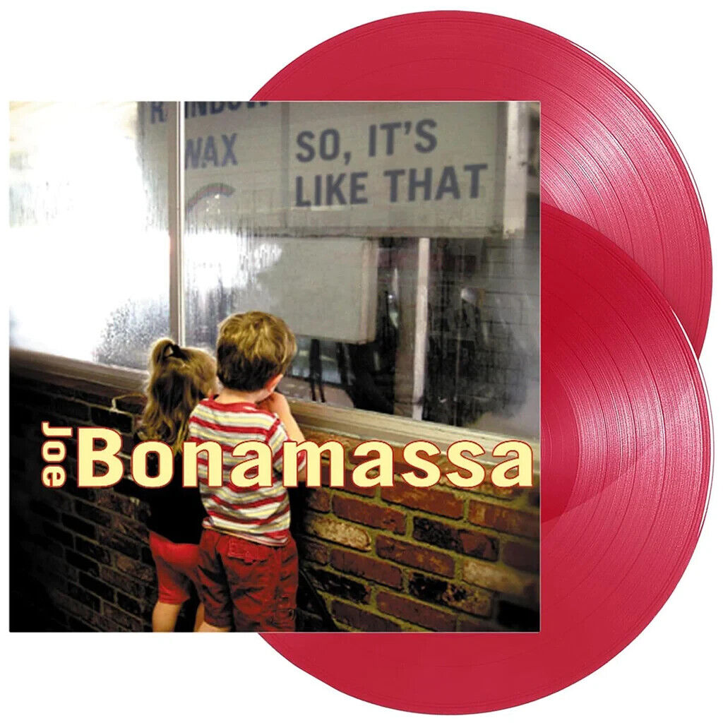 Joe Bonamassa So It's Like That Doppio Vinile Lp Colorato Rosso Nuovo Sigillato