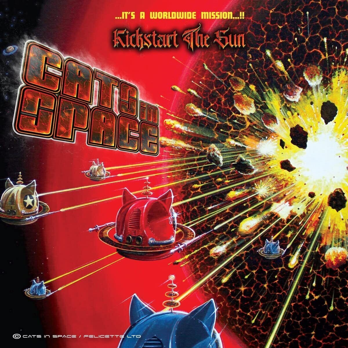 Cats In Space Kickstart the Sun (Vinyl LP)