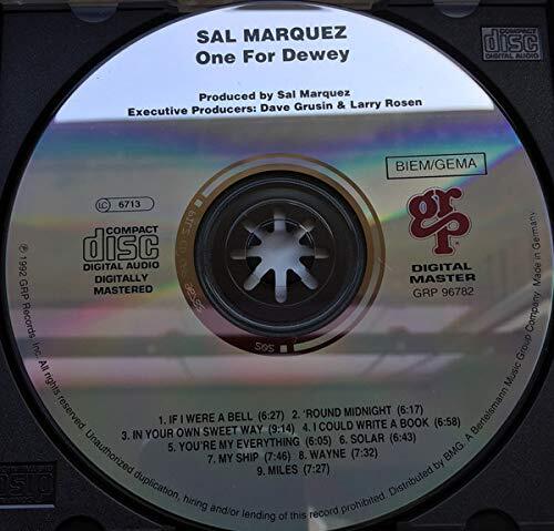 Sal Marquez One for Dewey (CD)