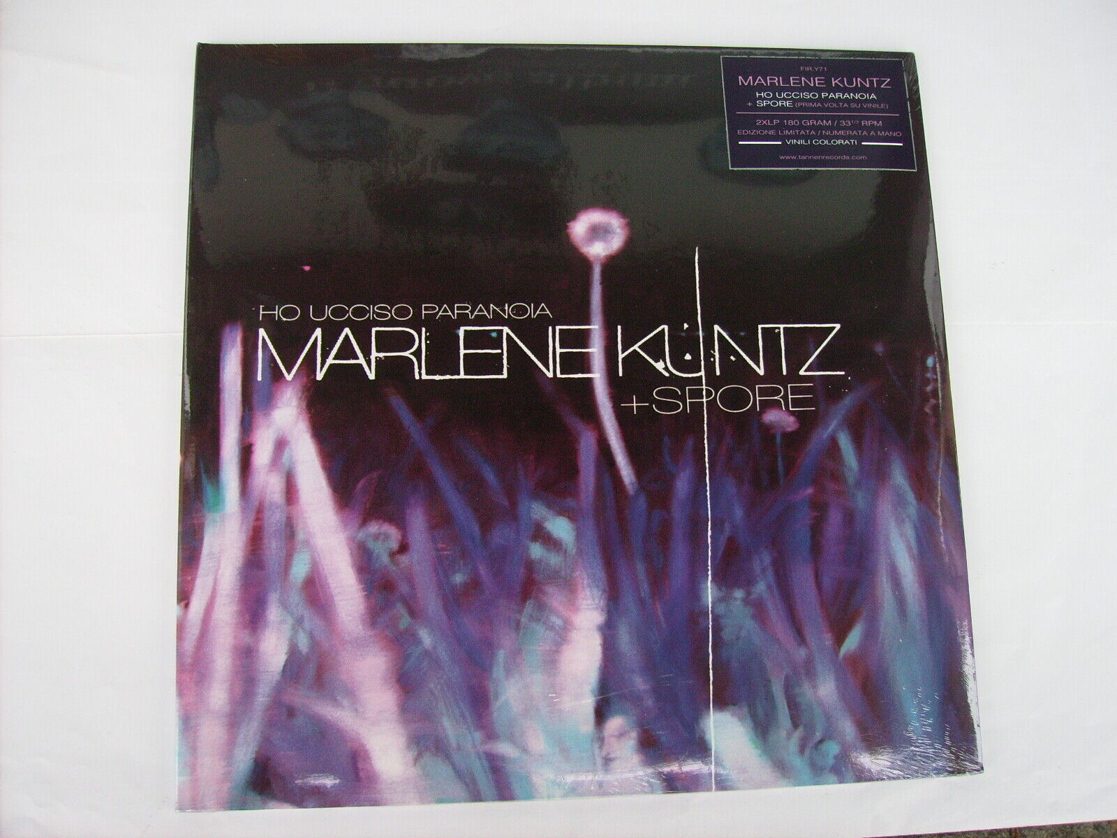 MARLENE KUNTZ - HO UCCISO PARANOIA + SPORE - 2LP GREEN/PURPLE VINYL NUMBERED