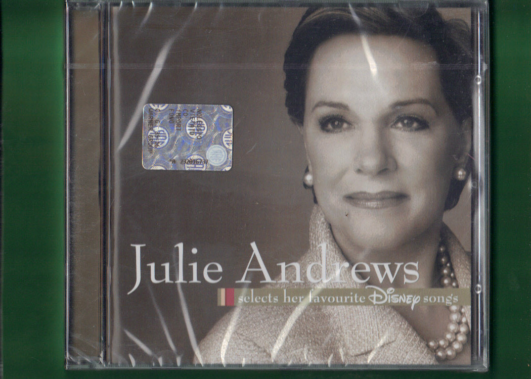 JULIE ANDREWS - SELECTS HER FAVOURITE DISNEY SONG'S CD NUOVO SIGILLATO