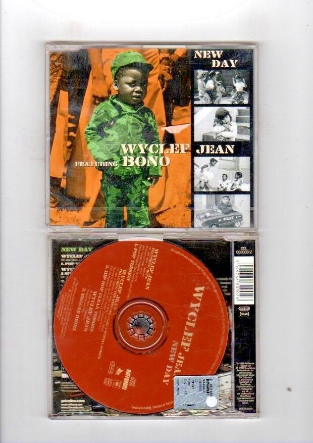 WYCLEF JEAN feat. BONO - NEW DAY - CDS NUOVO SIGILLATO