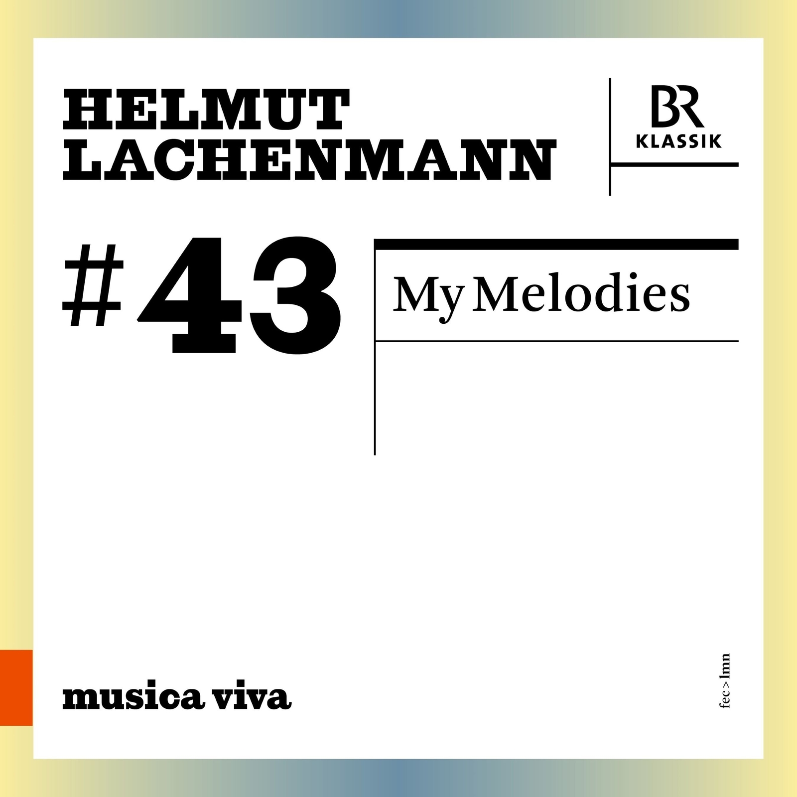 Helmut Lachenmann Helmut Lachenmann: #43 (CD) Album