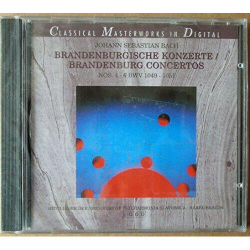Branderburg Concerto No. 4 Bwv 1049 / No. 5 Bwv 1050 / No. 6 Bwv 1051 (Cd)