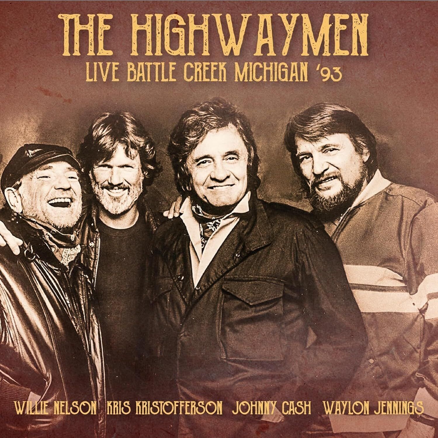 The Highwaymen Live Battle Creek Michigan 93 (CD) Album