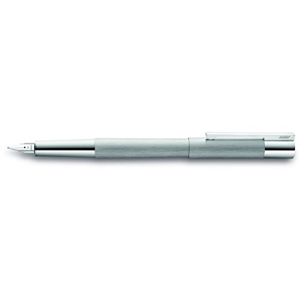 Lamy 1228071 - Penna stilografica, M scala brushed 051, argento - NUOVO
