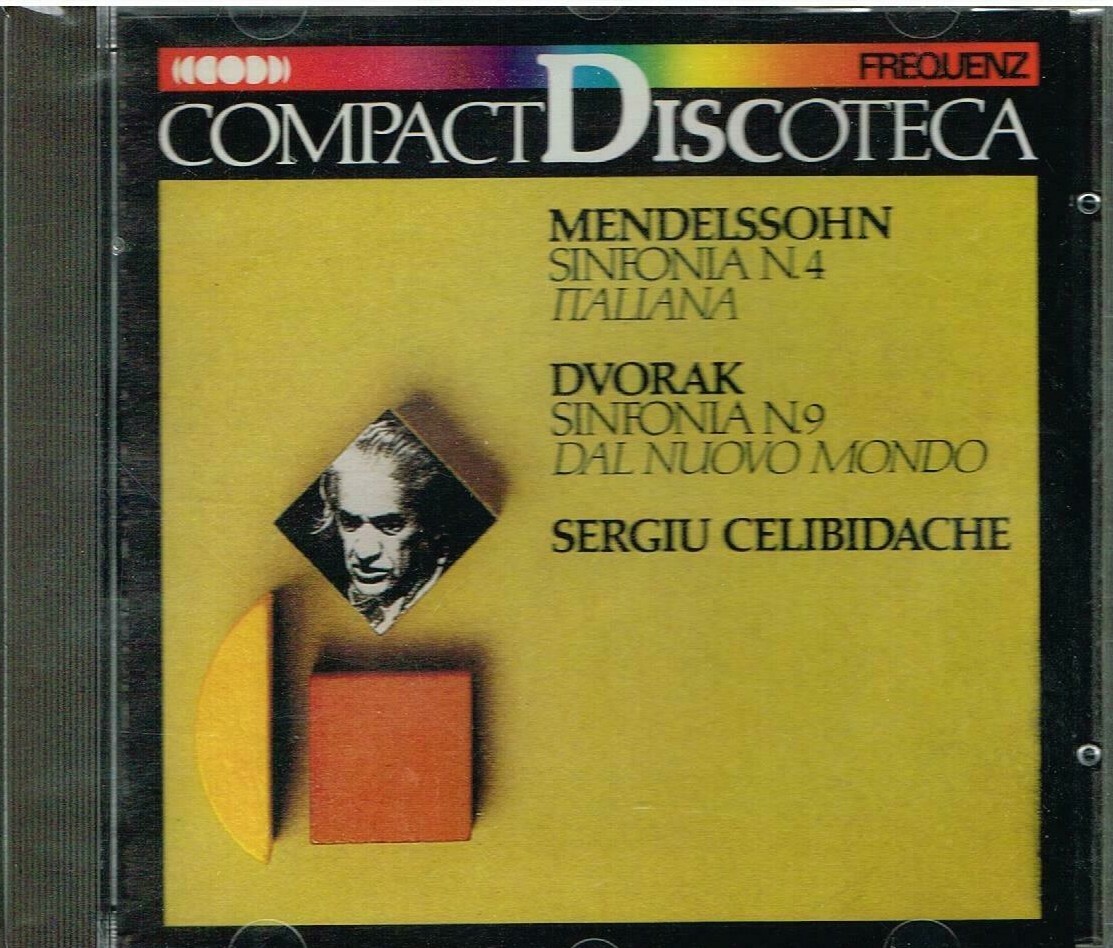 Mendelssohn: Sinfonia N.4; Dvorak: Sinfonia N.9 / Sergiu Celibidache - CD