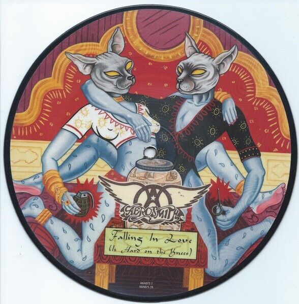 Aerosmith - Falling in Love,  Picture Disc 7’’, 45 GIRI,no numbered,non numerato