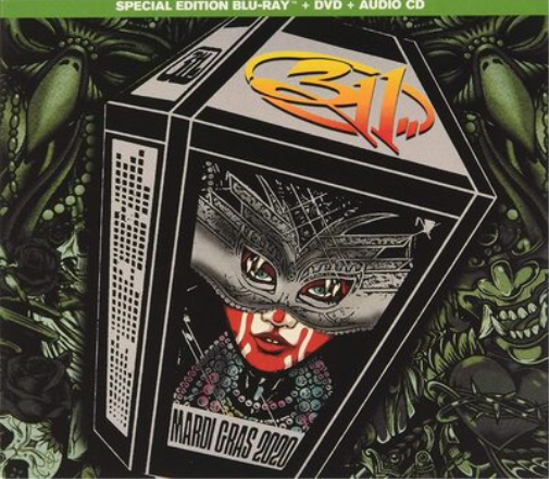 311 Mardi Gras 2020 (CD) Box Set with DVD and Blu-ray