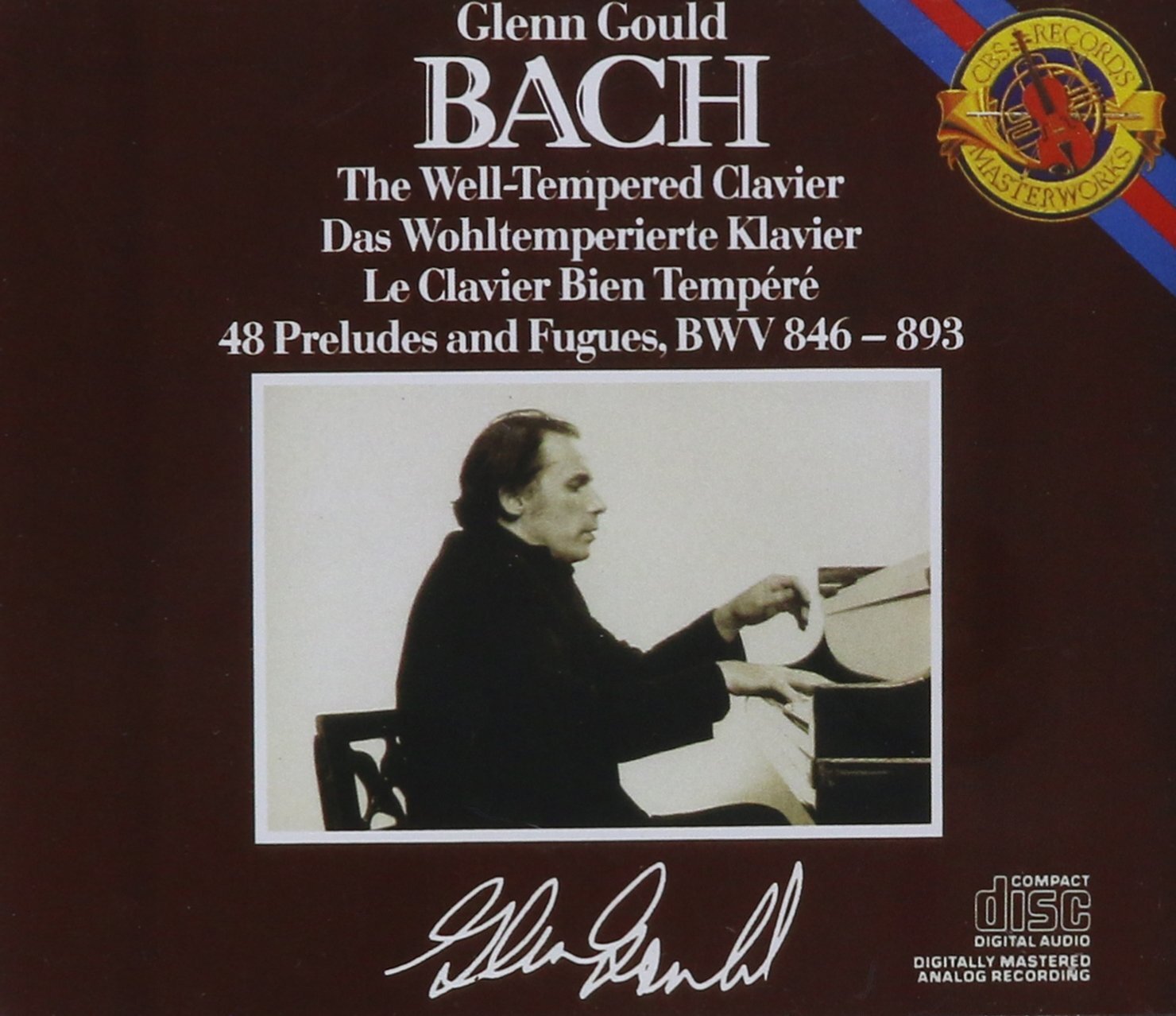 Johann Sebastia J.S. Bach: The Well-Tempered Clavier Complete 48 Preludes a (CD)