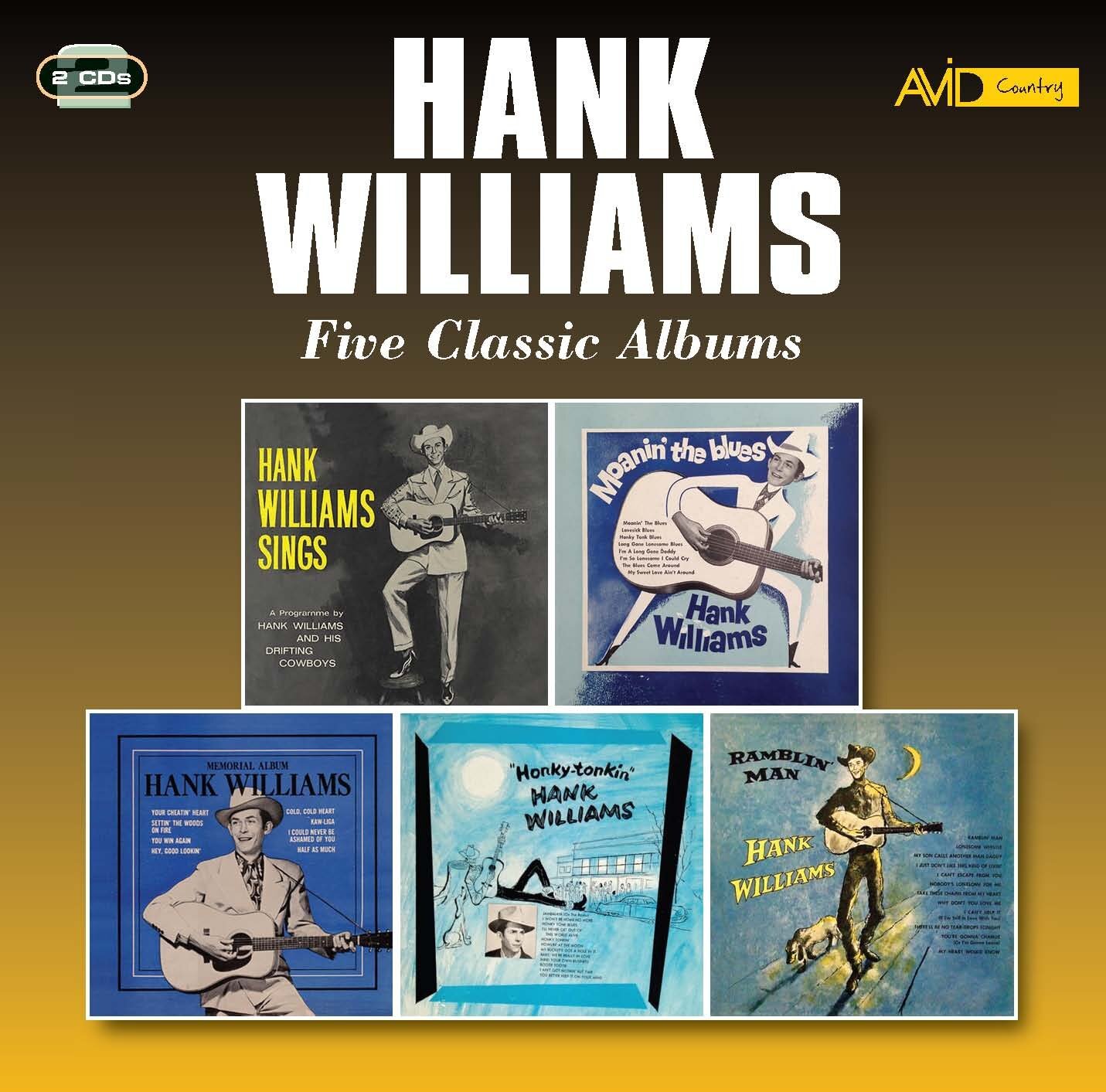 1867996 3098636 Audio Cd Hank Williams - Five Classic Albums (2 Cd)