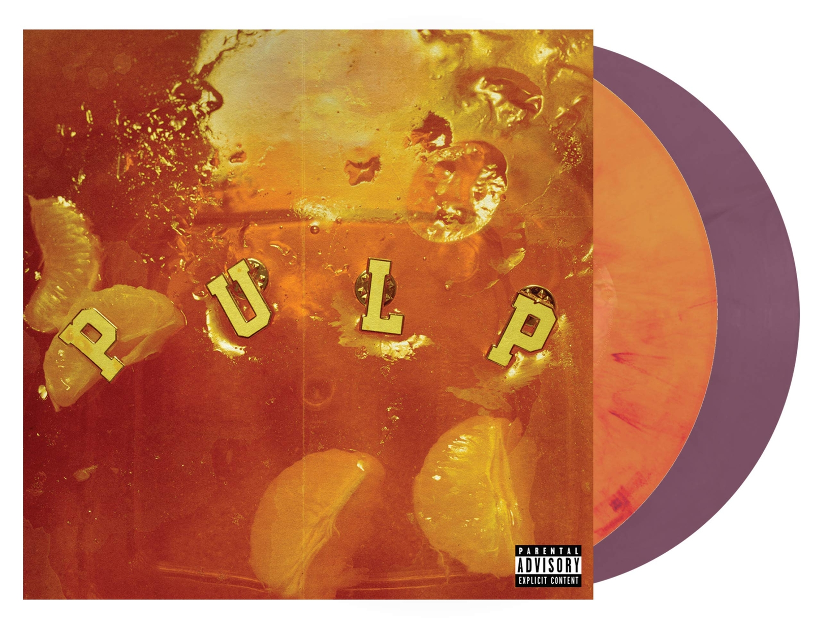 Ambre Pu Director's Cut Orange Marble/Grey Blue (Vinyl LP)