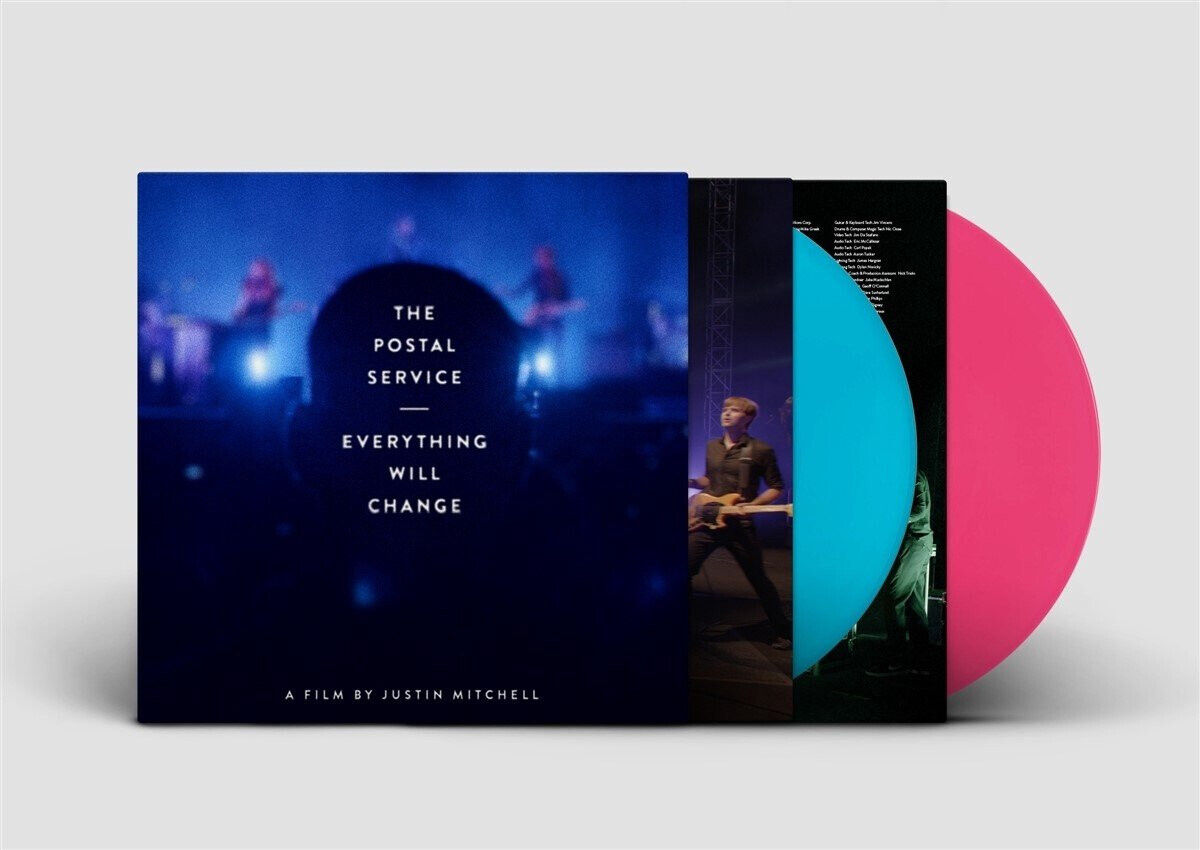 The Postal Service Everything Will Change Doppio Vinile Lp Colorati Blu e Rosa