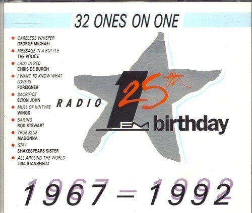Various Artists Radio 1's 25th Birthday; 32 Ones on One 1967 - 1992 (CD)