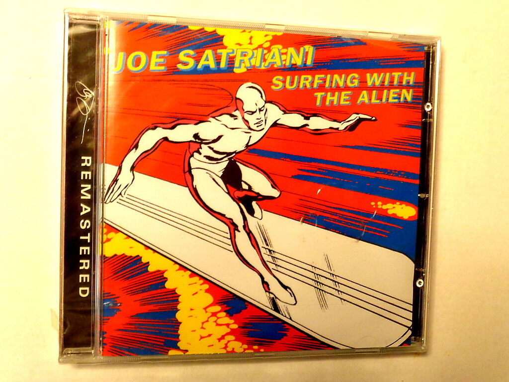 JOE SATRIANI  -  SURFING WITH THE ALIEN  -  CD 1987 REMASTERED NUOVO E SIGILLATO