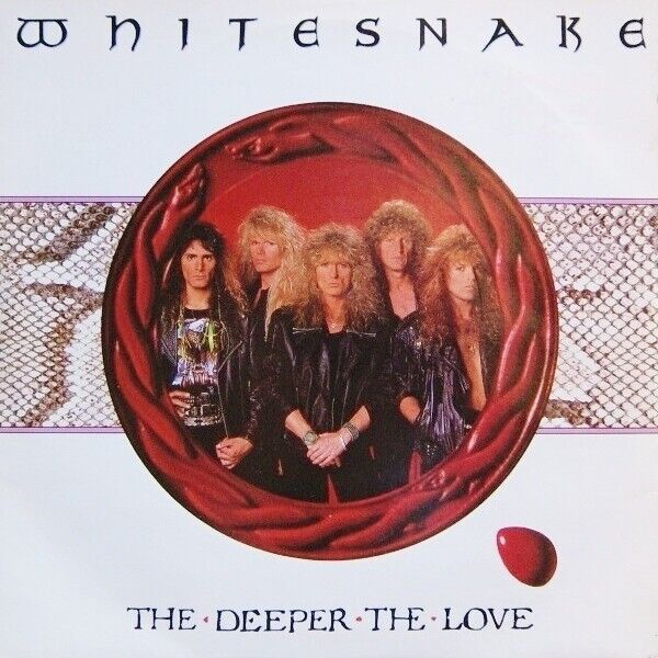 Whitesnake – The Deeper The Love,VINYL,7", 45 RPM, Silver Injection Label