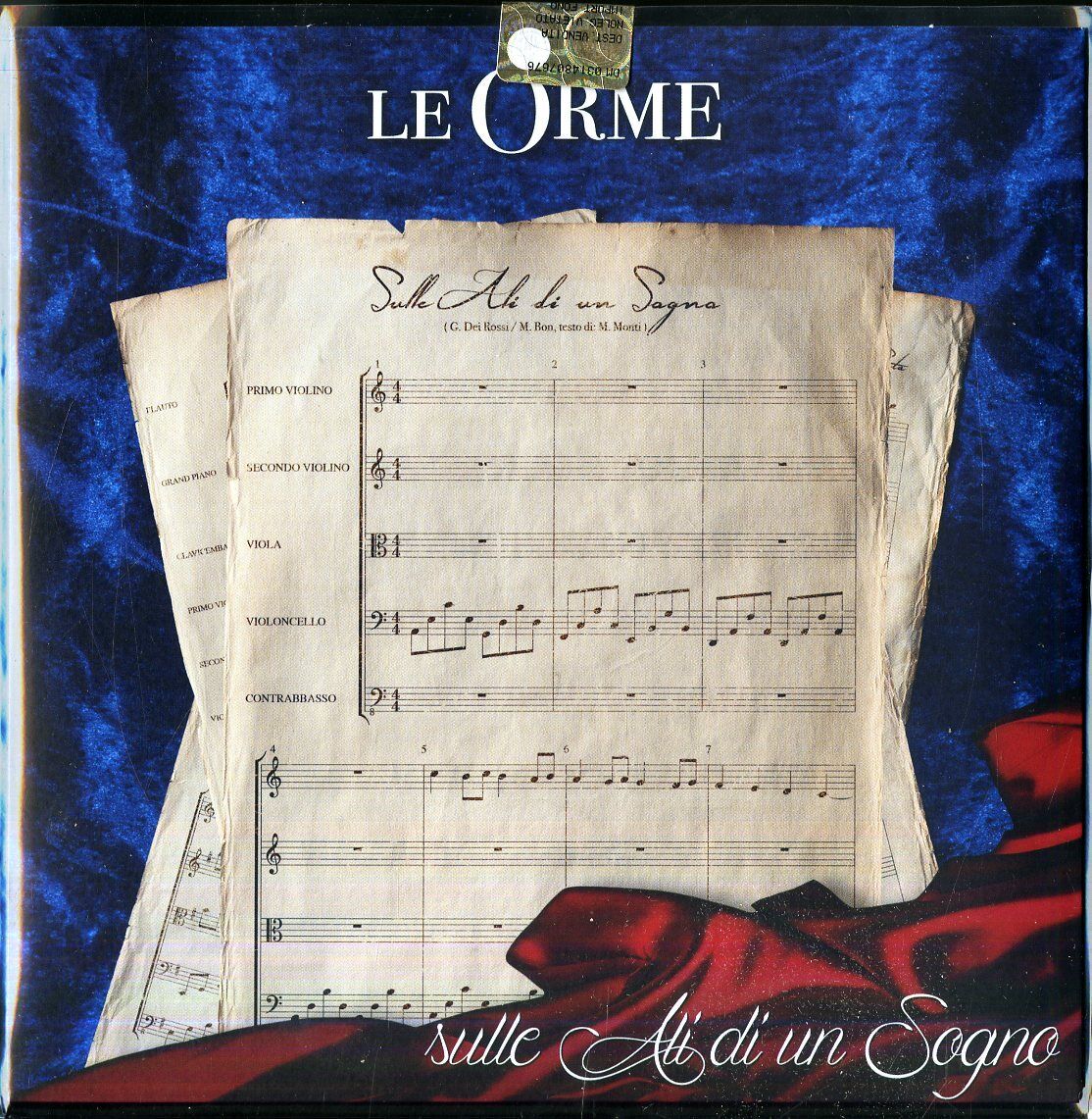 LE ORME "SULLE ALI DI UN SOGNO"  45' edizione limitata numerata sigillato
