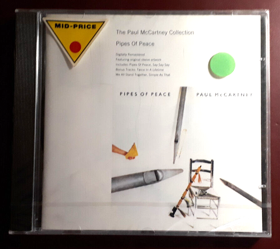 PAUL McCARTNEY -PIPES OF PEACE + BONUS-REM* CD BRAND NEW SEALED NUOVO SIGILLATO