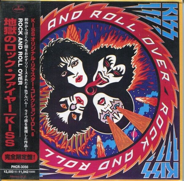 Kiss – Rock And Roll Over-	 CD,, Remastered, Cardboard Sleeve, Japan