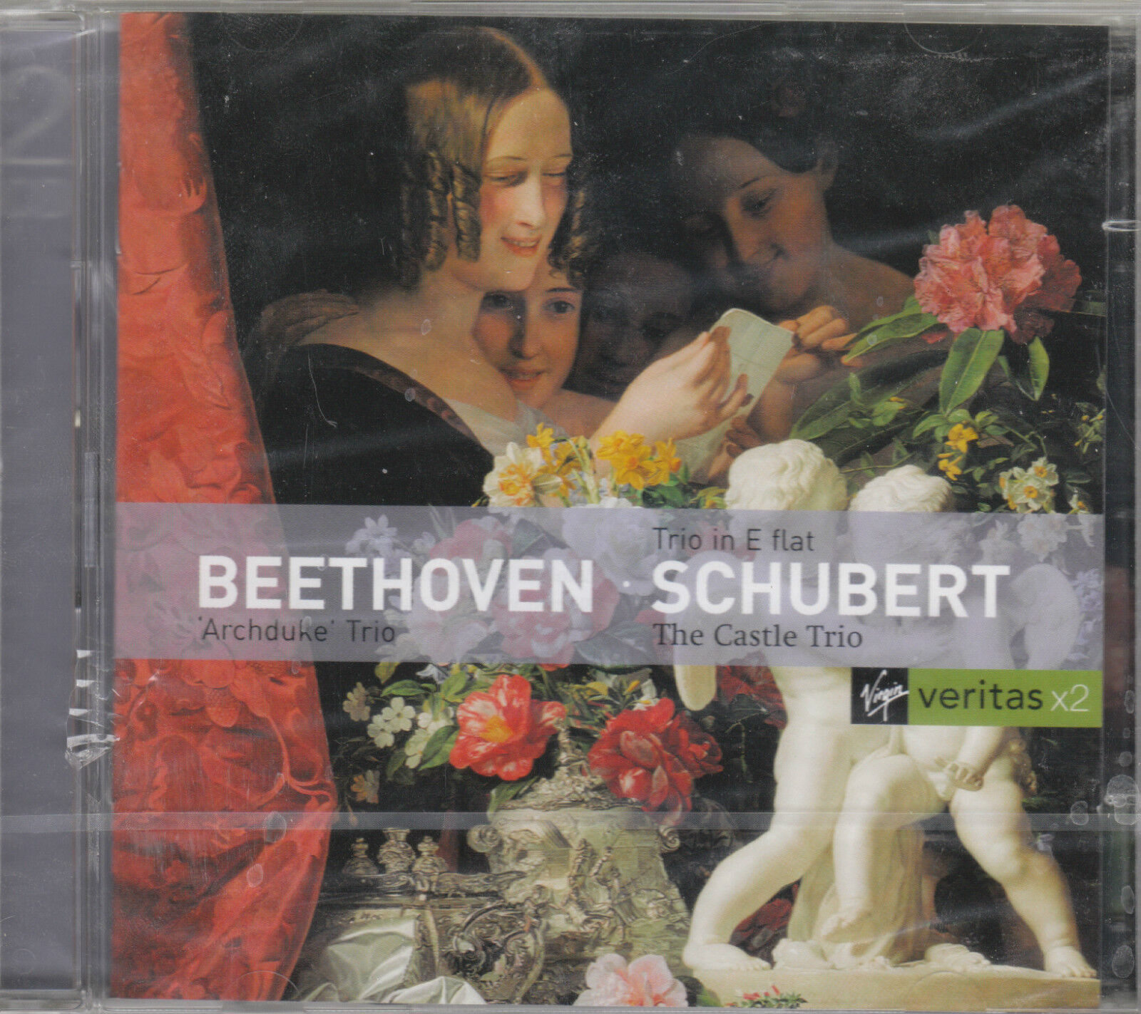 BEETHOVEN TRIO ARCHDUKE  SCHUBERT TRIO IN E FLAT THE CASTLE TRIO 2 CD