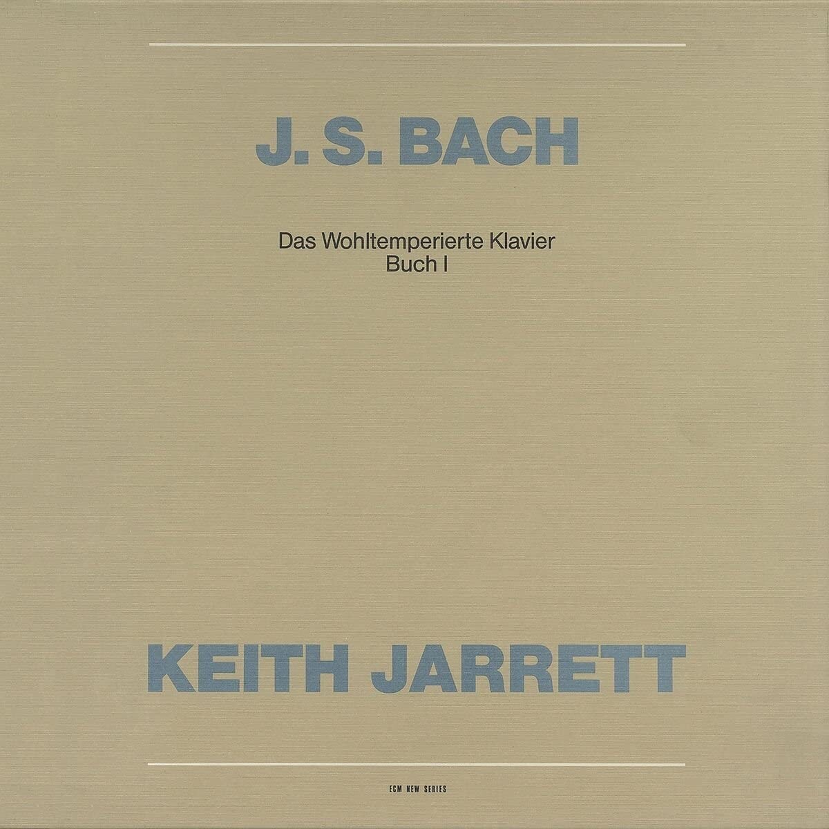 Keith Jarrett - J. S. Bach (Das Wohltemperierte Klavier, Buch I) (2 CD, Album)