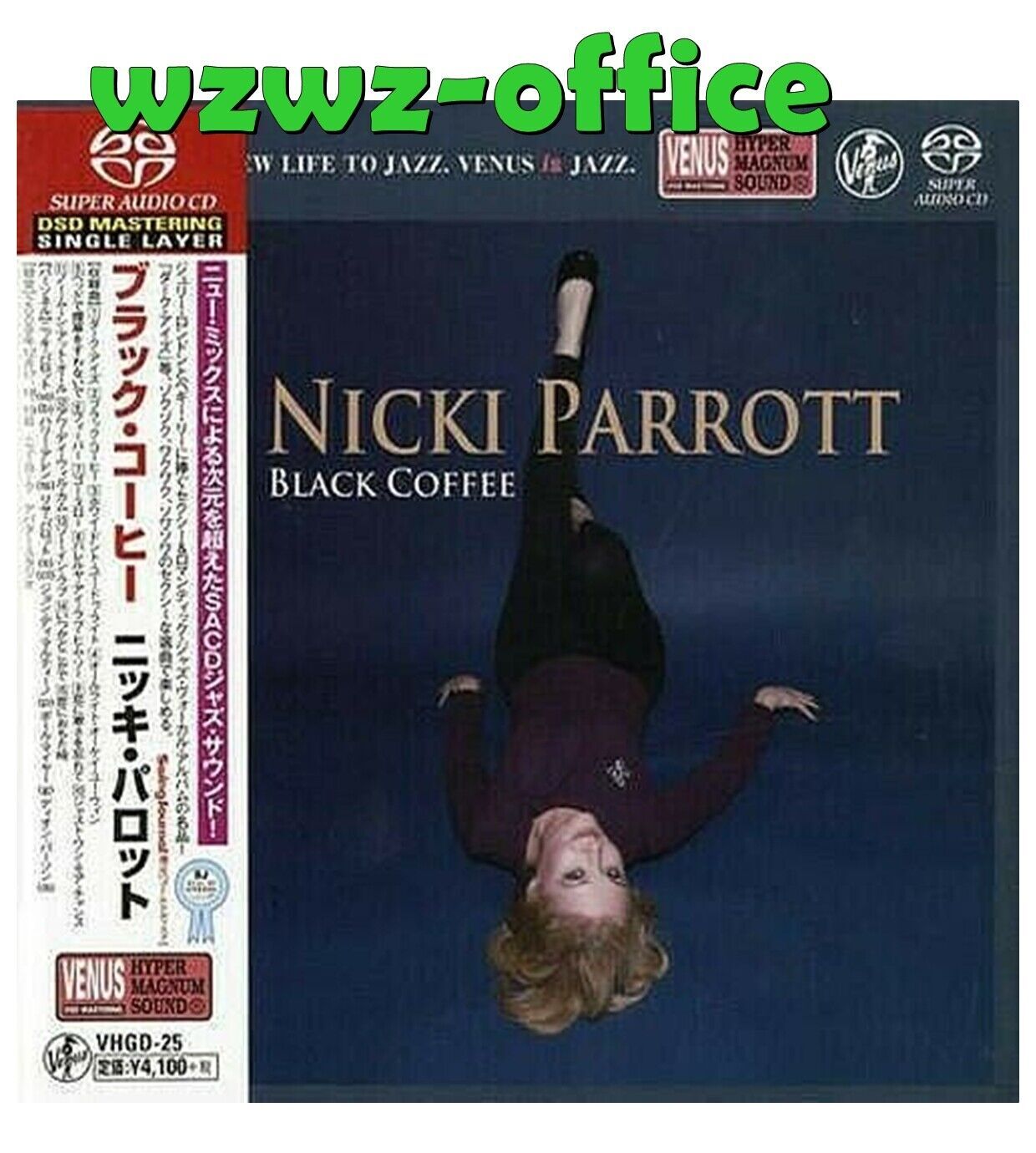 Nicki Parrott Jazz Bass SIGILLATO NUOVO SACD "Black Coffee" Custodia in...