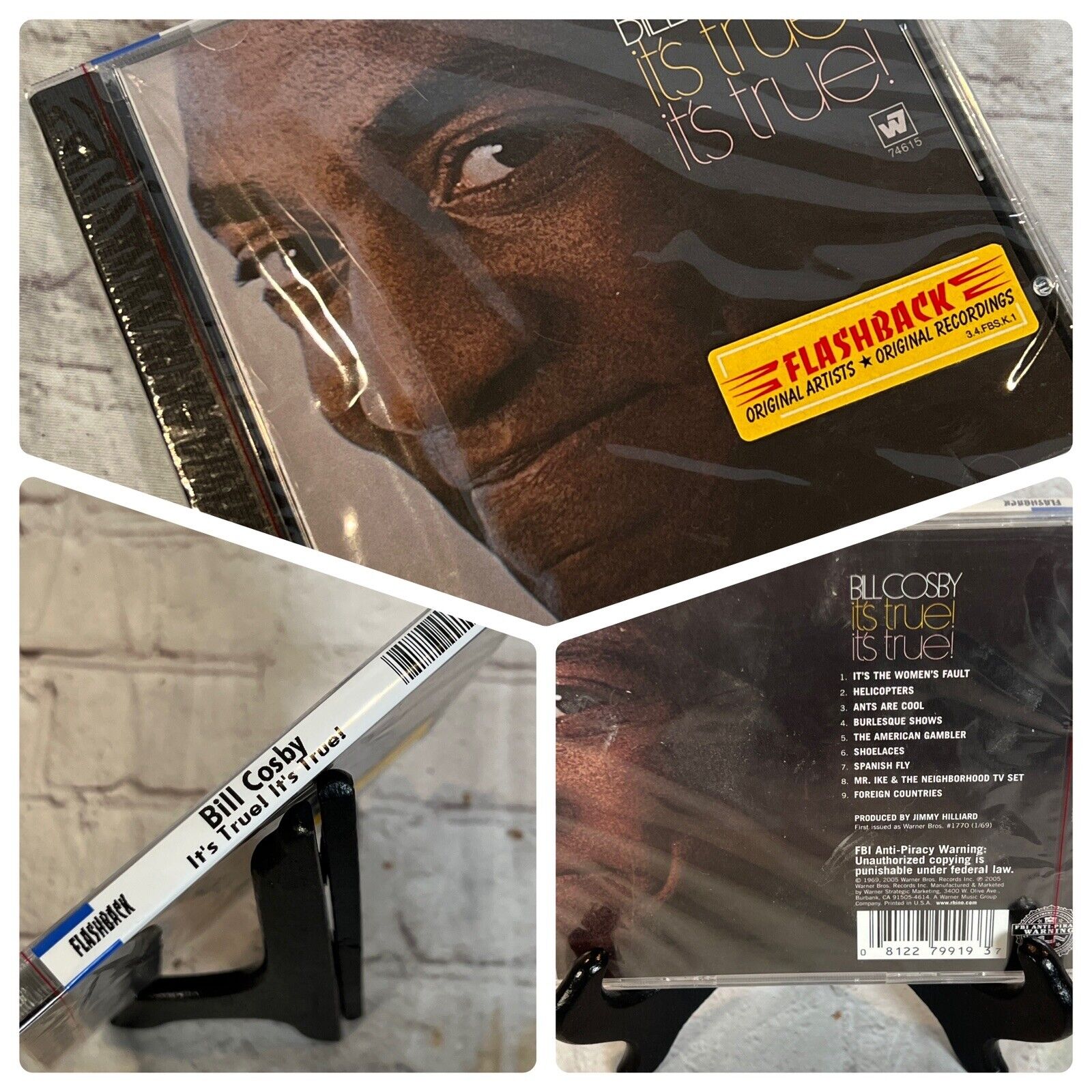 Bill Cosby It's Vero! Commedia Audio CD Warner Bros