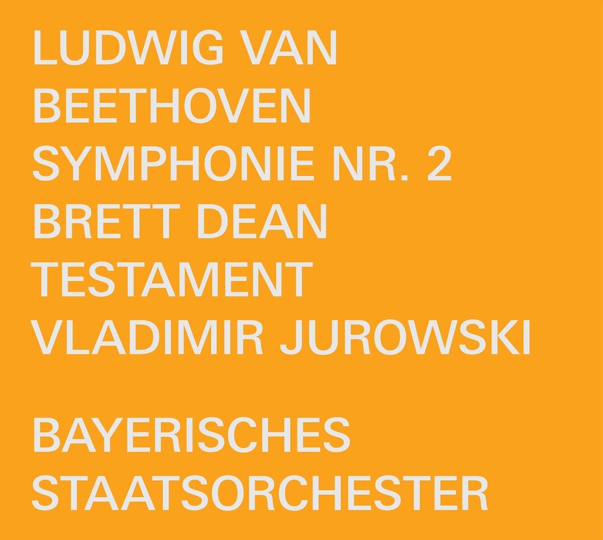 7024788 Audio Cd Ludwig Van Beethoven / Brett Dean - Symphony / Testament