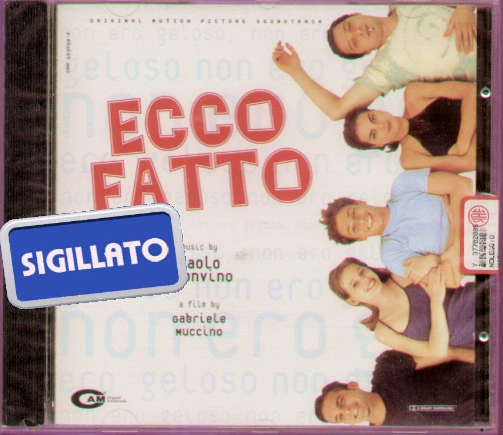 THE ORIGINAL SOUNDTRACK " ECCO FATTO " CD SIGILLATO 1998