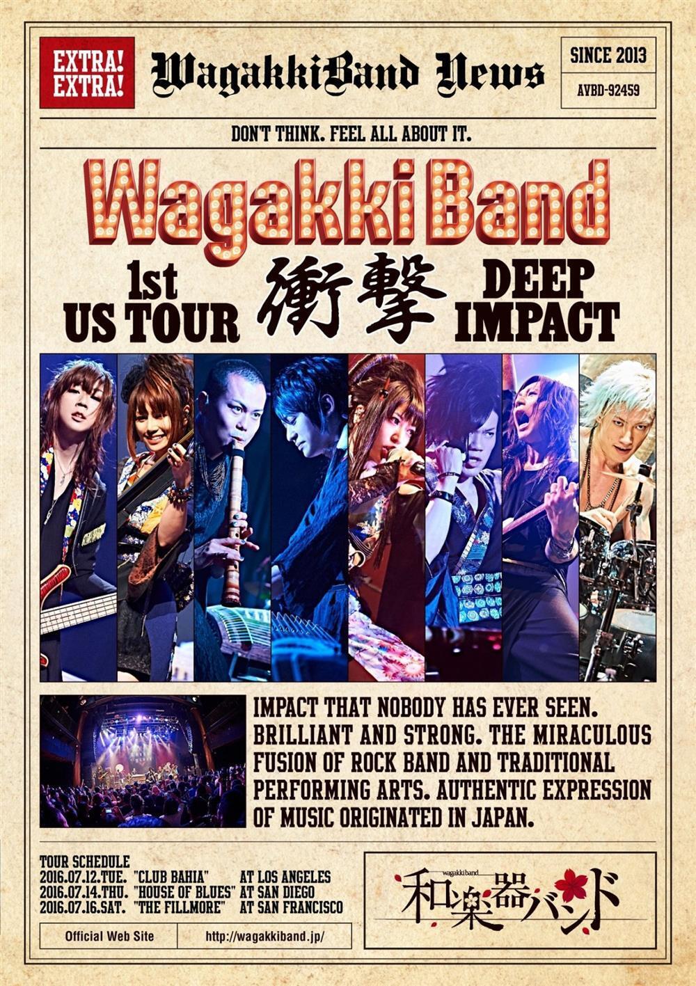 1St Us Tour Shougeki -Deep Impact   Ep Impact - Wagakkiband