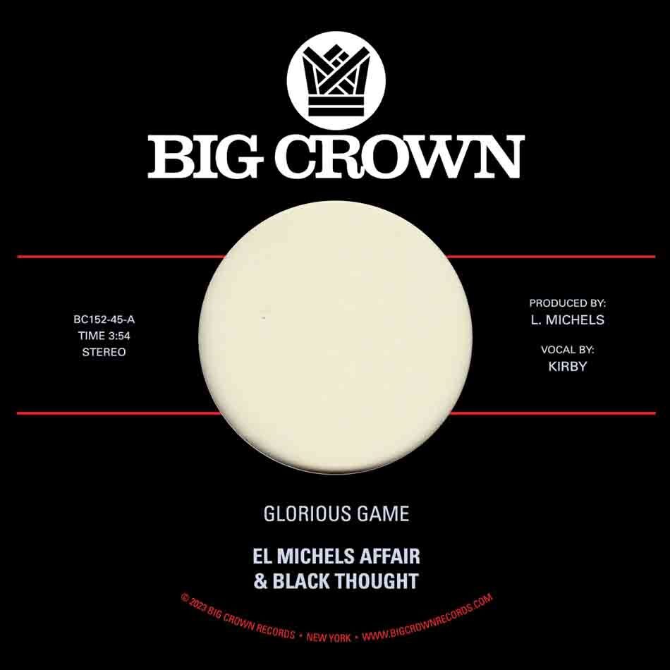 El Michels Affair & Black Thought Glorious Game/Grateful (Vinyl LP) 7" Single