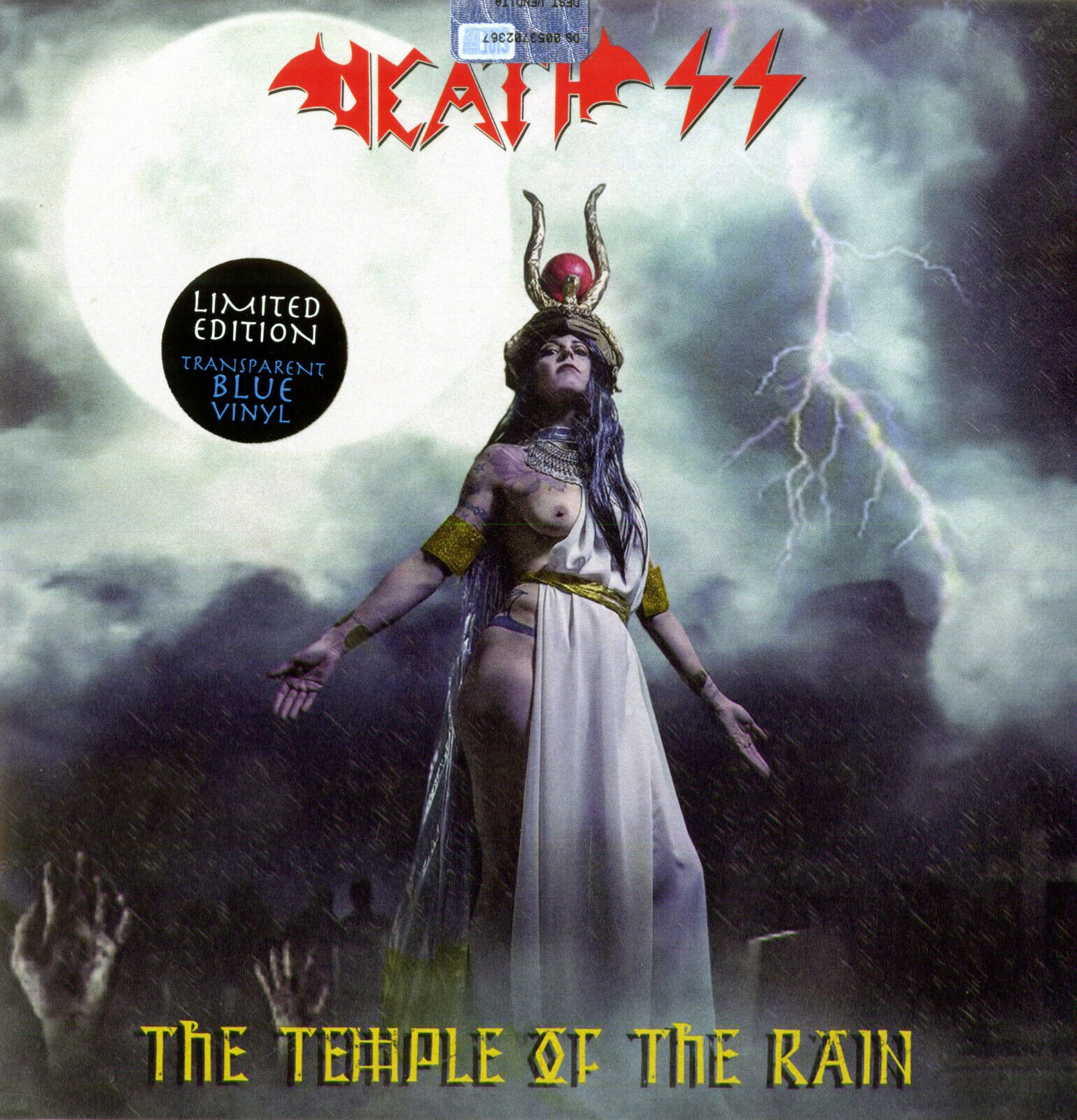 Death The Temple Of The Rain Vinile 7" Colorato (Blue Vinyl) Nuovo