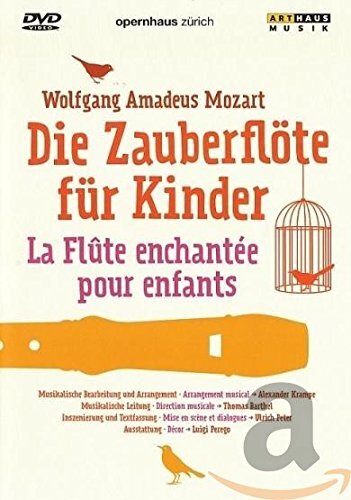 Music Dvd Wolfgang Amadeus Mozart - Die Zauberflote Fur Kinder