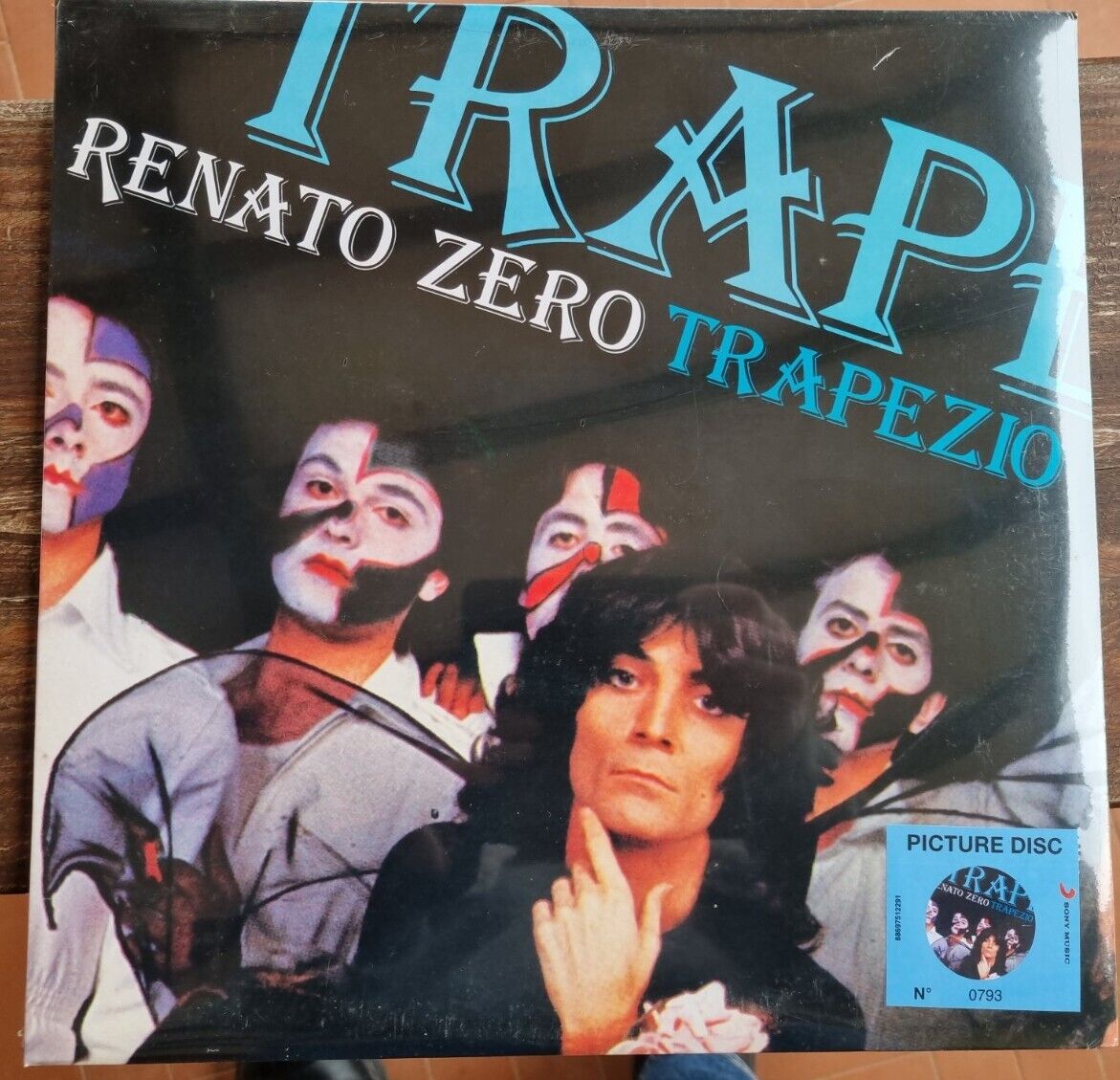 RENATO ZERO - TRAPEZIO - PICTURE DISC- LP NUMERO NUOVO SIGILLATO